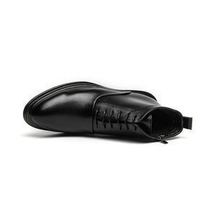 Zapatos de Cuero para Hombre a Precio de Fábrica 2024, Zapatos de Vestir Formales con Cierre para Hombre, Botas Formales para Boda - Product Image 3