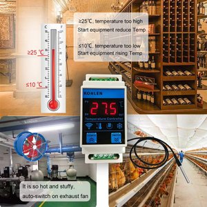 Tuya WIFI capteur de température thermomètre moniteur chauffage congélateur contrôleur chambre Thermostat alarme température enregistreur maison vie intelligente - Product Image 1