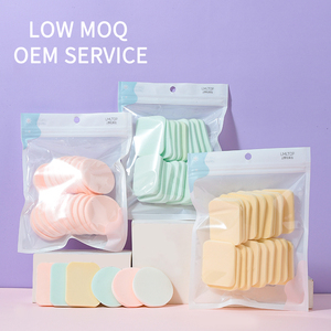 LMLTOP 20 pz Spugnette Cosmetiche Senza Lattice B0889 per Uso Asciutto e Umido, per Fondotinta e <span class=keywords><strong>Cipria</strong></span> in <span class=keywords><strong>Polvere</strong></span>, Forma Quadrata e Rotonda, Spugna per Trucco - Product Image 6