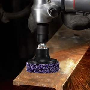 Disco Abrasivo Non Tessuto Blu a Cambio Rapido da 2 e 3 Pollici, Disco per Pulizia e Smerigliatura per Smerigliatrice, Adatto per Sistema Roloc - Product Image 2