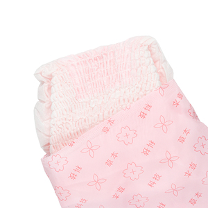 XL XXL Lady Menstrual Hygiène Période Culotte Haute Absorption D'eau Sec Doux Coton Culotte pour Usage de Nuit avec des Plantes - Product Image 4