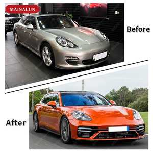 ชุดแต่งตัวถังรถยนต์ Tuning 971.2 Turbos สำหรับ Porsche Panamera <span class=keywords><strong>970</strong></span> ปี 2009-2017 อะไหล่รถยนต์ พร้อมกันชนหน้า-หลังและบังโคลน - Product Image 5
