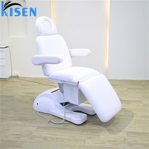 Kisen Remote Control <b>Electric</b> Beauty Bed for Spa Salon Multifunctional Lifting Recliner Tattoo Chair Lash Eyelash Chair - Product Image 2
