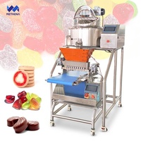 Machine semi-automatique de fabrication de bonbons gélifiés vitaminés, petite machine à oursons gélifiés de 20 kg/h, moule de bureau pour gelée complète et amidon