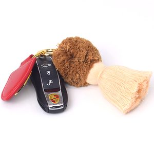 Porte-clés à <span class=keywords><strong>pompon</strong></span> en coton pour sac à main et porte-clés <span class=keywords><strong>pompon</strong></span> coloré à <span class=keywords><strong>deux</strong></span> niveaux pour sac à main - Product Image 2