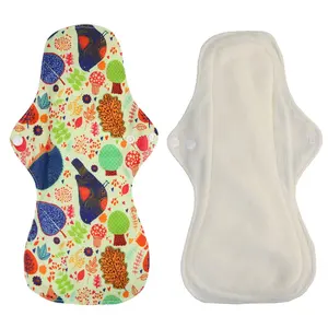 Menstrual Pads For Night Use Reusable Menstrual Pads For Heavy Flow Breathable Waterproof XL Women Cloth Pads