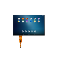 ZKDISPLAY Layar Sentuh LCD TFT IPS 10.1 Inci 1280x800 Kecerahan Tinggi Antarmuka LVDS/MiPi 1000 Nits Terlihat di Bawah Sinar Matahari