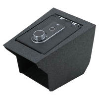 Caja fuerte de consola de lujo para BMW X6 Kits interiores de alta calidad Caja de bloqueo de consola central de acero y metal