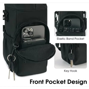 Échantillon gratuit : Sac isotherme personnalisé pour bouteille d'eau, sacoche de transport à bandoulière, sac isotherme pour bouteille de sport - Product Image 4
