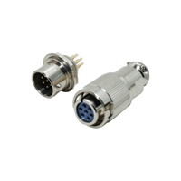 Connecteur électrique YS2-14, fiche femelle à clip métallique, prise circulaire mâle, connecteur d'aviation 2-7 broches, faisceau de câbles