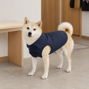 Gilet en polaire uni pour chiens, vêtements de loisirs rembourrés pour l'hiver, lavage à la main uniquement - Product Image 1