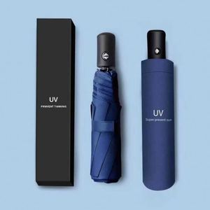 Paraguas Promocional al por Mayor, Plegable en 3 Secciones, Automático, Protección UV, Resistente al Viento y la Lluvia, Personalizado con Impresión de Logotipo - Product Image 2