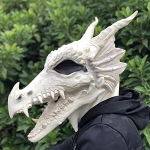 Nicro Precio de fábrica Scary Animal Head Bone <span class=keywords><strong>Mask</strong></span> Realista de alta calidad Skull Latex <span class=keywords><strong>Mask</strong></span> Fiesta de Halloween Novedades <span class=keywords><strong>Dino</strong></span> <span class=keywords><strong>Mask</strong></span> - Product Image 1