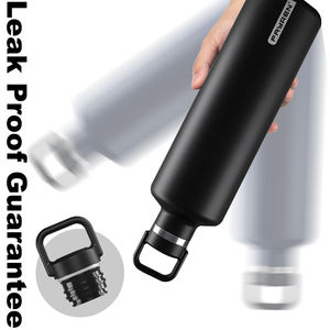 Bouteille d'eau isotherme à double paroi en acier inoxydable de 24 oz avec poignée et couvercle, bouteilles d'eau avec logo personnalisé - Product Image 5