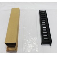 Gestionnaire de câbles mural 19 pouces 1U/2U double face 12/24 ports pour rack de serveur
