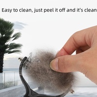 Accessoires pour animaux de compagnie, chiens et chats, produits de toilettage, best-sellers, vente en gros, peigne double face en acier inoxydable pour chiens et chats, brosse pour enlever les poils