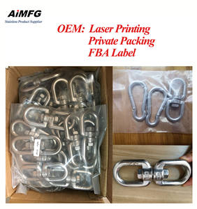 <span class=keywords><strong>Anneau</strong></span> <span class=keywords><strong>d</strong></span>'orientation pivotant à chaîne Rotation de l'ancre marine Gréement pivotant Oeil pivotant en acier inoxydable - Product Image 3