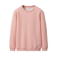 Sudaderas de Cuello Redondo de Alta Calidad OEM Unisex, Personalizables con Logotipo, de Felpa Francesa, Lisas, de Algodón y Poliéster, Gruesas, para Hombre