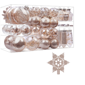 Adorno Navideño de Cerámica Blanca Sublimada con Purpurina, Hecho a Mano y Personalizado, Colgante de Transferencia Térmica de 7.3cm para Festividades, Venta al Por Mayor - Product Image 1