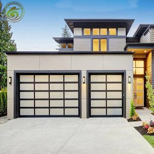 <span class=keywords><strong>Porte</strong></span> <span class=keywords><strong>de</strong></span> <span class=keywords><strong>garage</strong></span> industrielle à double section en acier nord-américain pour deux voitures et portes piétonnes - Product Image 6