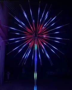 3D outdoor Led Fuochi D'artificio Luci per il paesaggio rgb di colore di sogno di nozze Di Natale albero di illuminazione stimolato fuochi d'artificio meteora