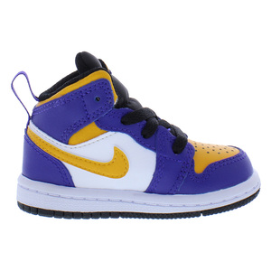 Nike Jordan รองเท้าผ้าใบลำลองขนาดกลาง1คู่สำหรับทารก/เด็กวัยหัดเดินสีทึบ/แท็กซี่/ขาว/ดำ-100% ของแท้ - Product Image 3