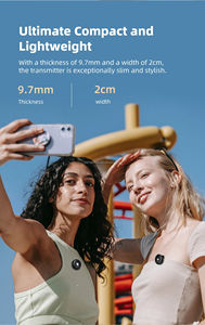 BO YA Omic-D/U Micrófono de solapa Lavalier inalámbrico <span class=keywords><strong>para</strong></span> iPhone <span class=keywords><strong>iPad</strong></span> Dispositivos Android Tipo-C Youtube Grabación de video Streaming Vlog - Product Image 5