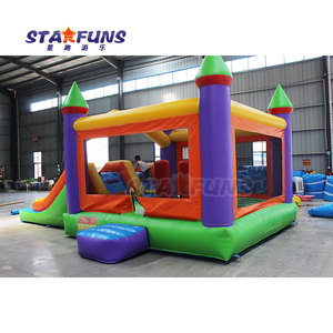 <span class=keywords><strong>Castillo</strong></span> Hinchable Comercial a <span class=keywords><strong>Precio</strong></span> de Fábrica con Doble Tobogán Acuático, Combo de Brincolín Inflable y Saltador - Product Image 4