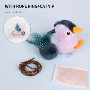 Juguete Interactivo Divertido para Gatos, Juguete de Peluche con Forma de Pájaro de Dibujos Animados, Nuevo Producto Moderno - Product Image 5