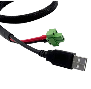 Kabel Koneksi 2EDGKM Pitch 2.54mm Kustom, Harness Terminal Plug-in Flens Tetap, Konduktor Tembaga Telanjang 2-8P PVC - Product Image 4