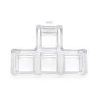 Base transparente pour jouet clicker DIY, jouet anti-stress personnalisable, kit de base pour jouet clicker DIY
