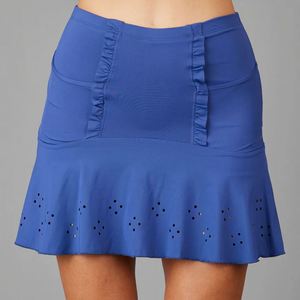Falda Deportiva de Golf y Running para Mujer, Personalizable con Logotipo OEM, en Poliéster y Spandex, con Encaje, Pliegues y Bordado, Cintura Natural - Product Image 3