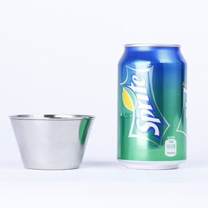 Mini taza de cerveza de acero inoxidable 82.5X52X49 mm portátil para uso en exteriores - Product Image 2