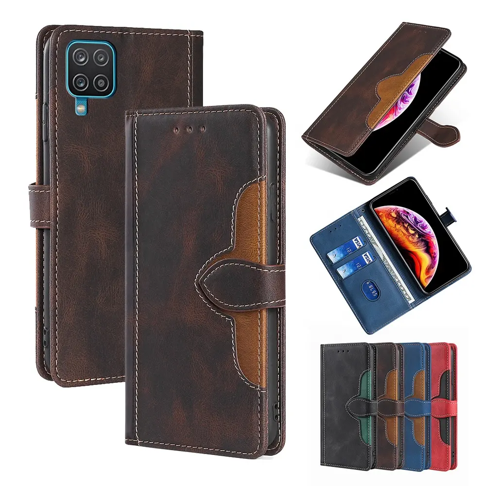 Ready To Ship PU Leather Card Wallet TPU Protect 2 in 1 Phone Case For Samsung Galaxy S8 J7 J6 J5 J4 J2 Pro Flip Case Back Cover