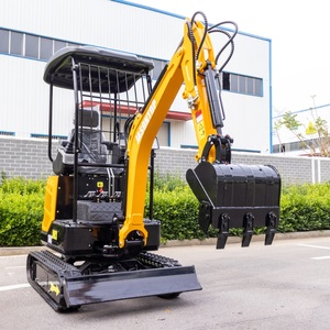 Mini-excavatrice sur chenilles HT18C de 1,8 tonne avec chenilles rétractables, idéale pour les travaux agricoles - Product Image 3