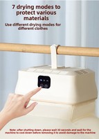 Séchoir à linge électrique portable à air chaud, pliable, pour la maison et les voyages, séchage rapide, à suspendre