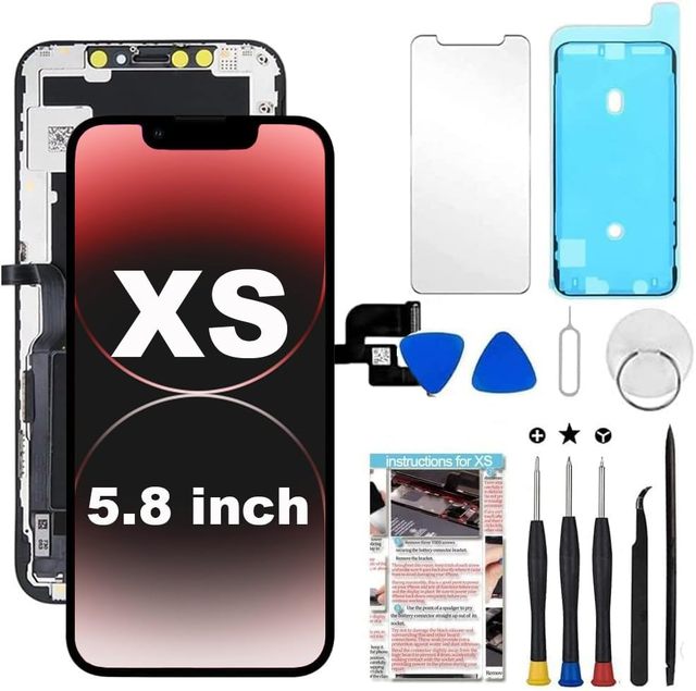 Original OEM iPhone XS LCD Touch Screen Factory Direct Supply Digitizer Assembly 100% Compatible with XS Mobile Accessories