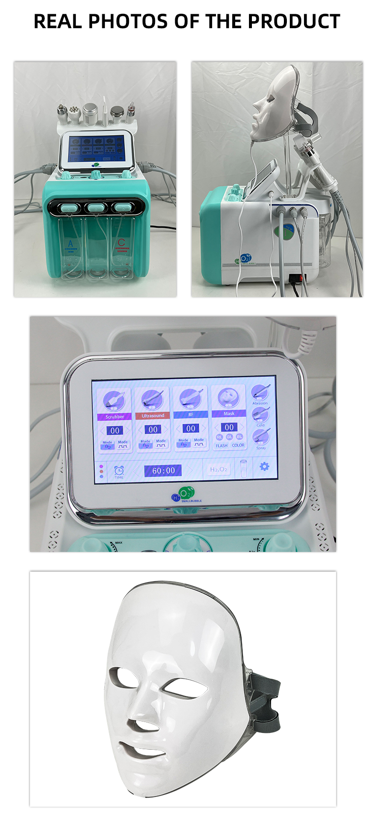 Top quality Low Price 6 in 1 Hydra Oxygen Jet Dermabrasion Hydro Aqua Peeling Beauty Face Equipment Salon Facial Machine