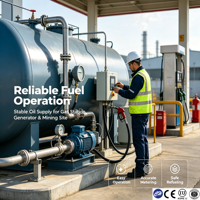 Réservoir de stockage de carburant horizontal en acier au carbone 2000-100000L pour diesel et huile, certifié ASME CE, pour station-service et usage industriel