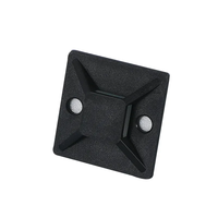 Des échantillons gratuits fournissent une Base de montage de serre-câble en Nylon auto-adhésif écologique 20x20mm supports de serre-câble en plastique