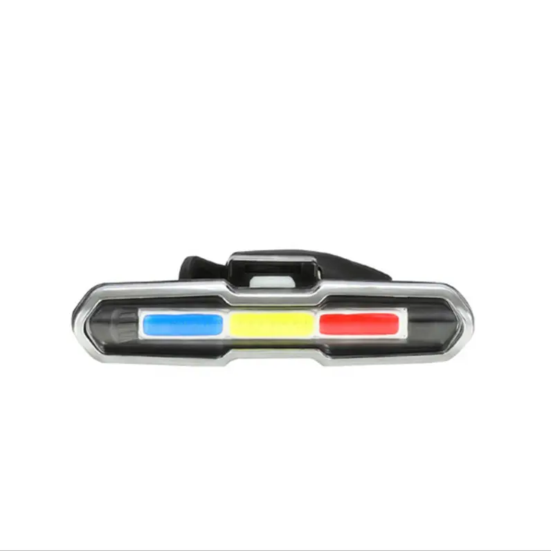 Hot Sale Front Bicycle Light Bike Tail Warning Light With USB Charging Blue Red White Light 6 Modes Accesorios