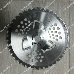 Hoja de sierra profesional industrial de 4 pulgadas para cortar madera, de acero soldado con láser, pintada de blanco, prensada en caliente - Product Image 6