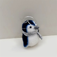 Souvenir petits cadeaux personnalisé dessin animé polystyrène flocage pingouin jouets en peluche fête mariage Decoracion autre décor à la maison