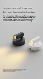 Lámpara de pared con carga USB, foco ajustable simple magnético, entrada de pasillo, lavado de pared, pintura, luz nocturna <span class=keywords><strong>para</strong></span> dormitorio - Product Image 6