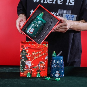 <span class=keywords><strong>Taza</strong></span> de cerámica con forma de árbol de <span class=keywords><strong>Navidad</strong></span> de dibujos animados creativos con tapa Santa Claus <span class=keywords><strong>Reno</strong></span> muñeco de nieve <span class=keywords><strong>taza</strong></span> para regalo de vacaciones de Año Nuevo - Product Image 4