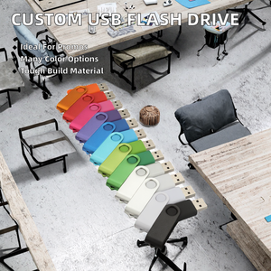 Kdata แฟลชไดรฟ์ USB 3.0แบบหมุนได้แท่งคอมพิวเตอร์ขนาด128GB 64GB 8GB 16GB แฟลชไดรฟ์ USB โลหะ32GB - Product Image 3