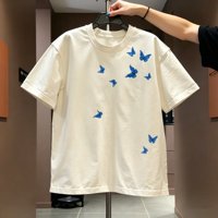 T-shirt Premium Homme 2026 100% Coton Doux Respirant Léger Anti-boulochage Durable Confortable Toute la Journée Décontracté Manches Courtes