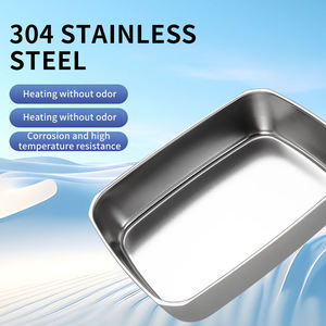 Boîte à lunch électrique double grande capacité pour voiture, boîte à lunch chauffante électrique en acier inoxydable, boîte à lunch isotherme portable - Product Image 5