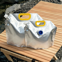 Bolsa Doypack de Plástico PET Reutilizable Personalizada de 1L 5L 10L con Boquilla en la Esquina para Rellenar Detergente para Ropa, Champú y Jabón de Manos