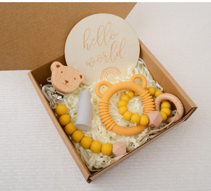 <span class=keywords><strong>Bracelet</strong></span> de dentition en silicone de qualité alimentaire pour bébés de 0 à 24 mois, motif ours, fabriqué en Chine, pour produits transfrontaliers maternelle et infantile - Product Image 6